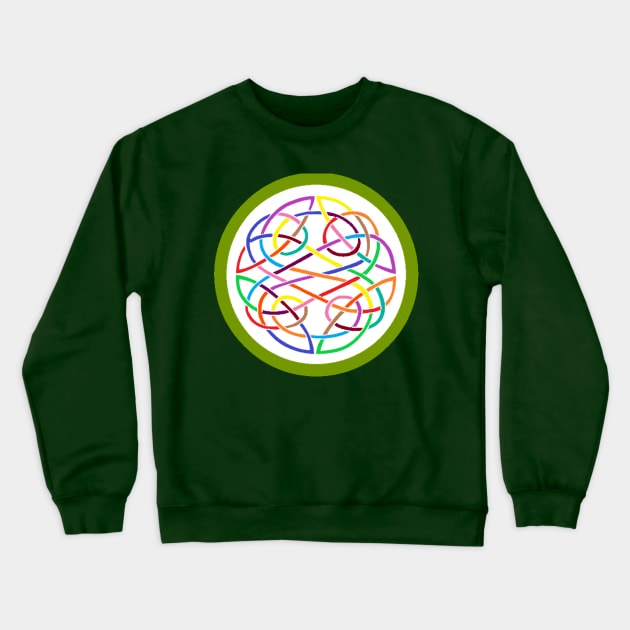 Rainbow Knot Crewneck Sweatshirt by NovaOven